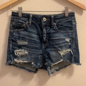 AE Destroyed High Rise Shorts